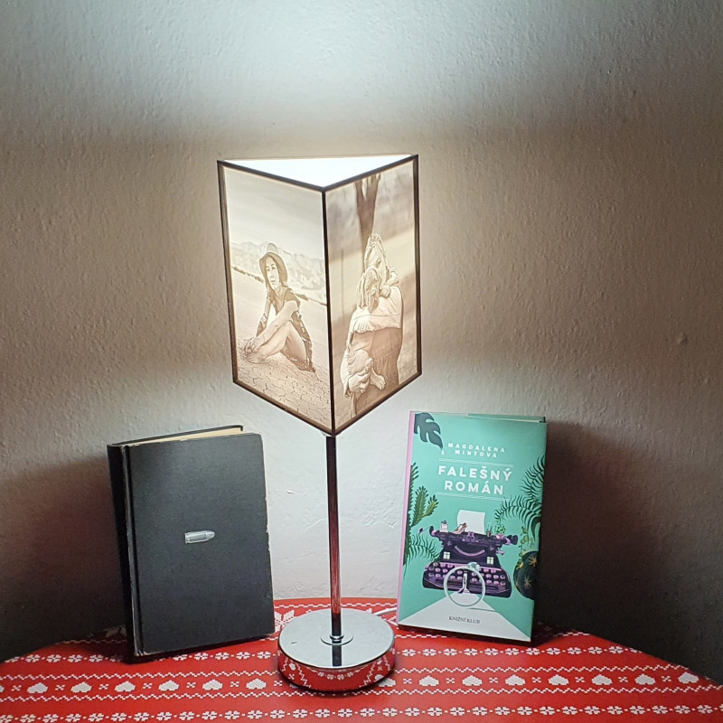 Prémiová stolní lampa s fotkou