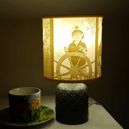 Stolní lampa home s fotkou 3D
