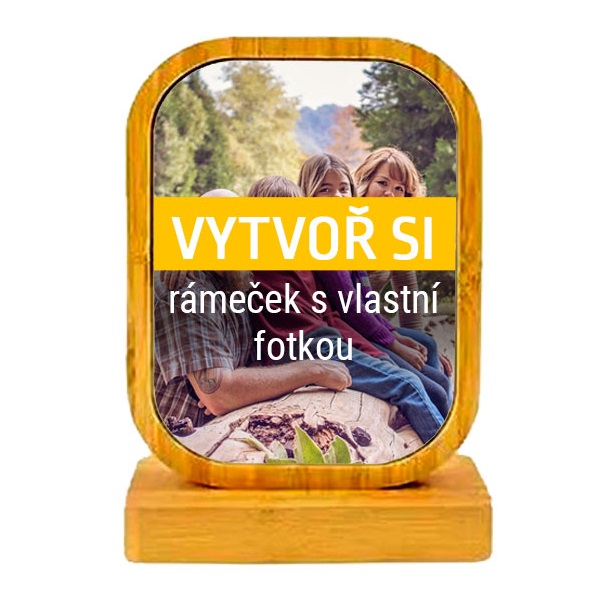 fotka v bambusovém rámečku